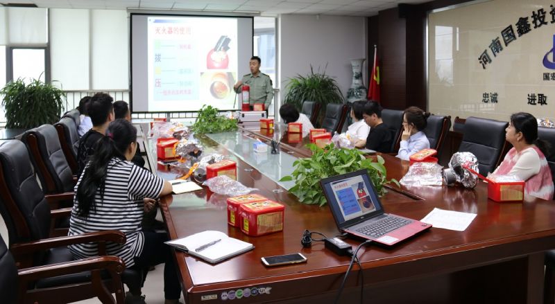国鑫担保组织开展消防安全知识专题讲座