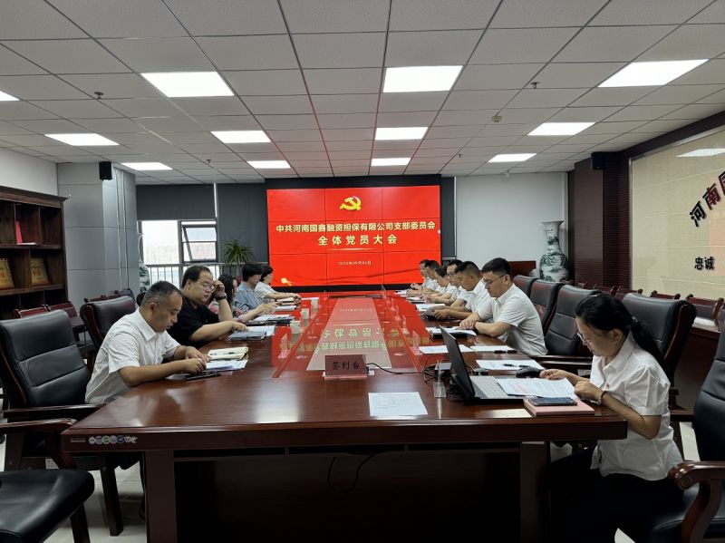 国鑫担保党支部顺利完成委员补选工作